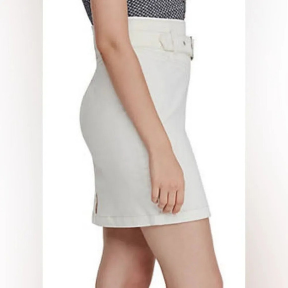FREE‎ PEOPLE NWOT Livin It Up Pencil Skirt in White - Picture 2 of 10